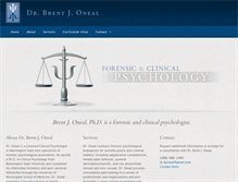 Tablet Screenshot of drbrentoneal.com
